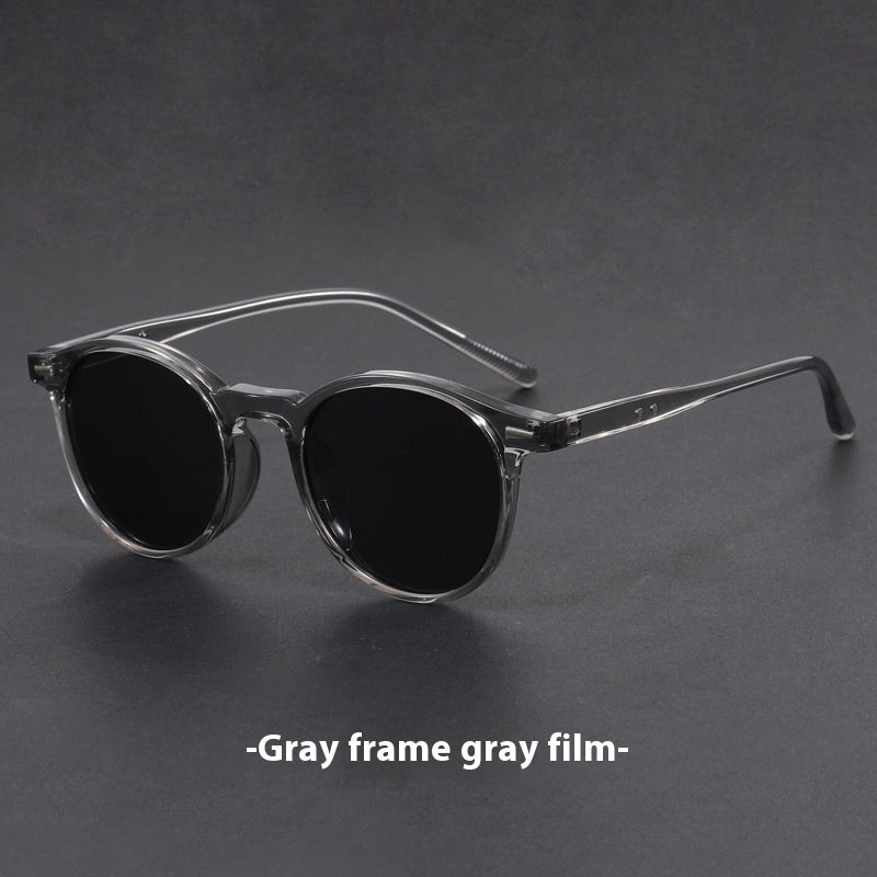 Ultra-light Round Frame UV Protection Retro Sunglasses