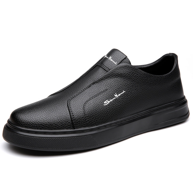 Casual And Comfortable Breathable Non-slip Trendy Soft Bottom Rubber Round Toe Flat Heel Slip-on Shoes